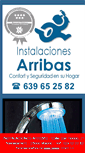 Mobile Screenshot of instalacionesarribas.com